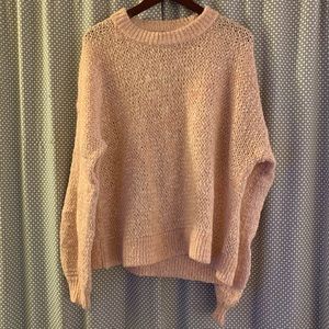 EUC Madewell Blush Pink Balloon Sleeve Sweater